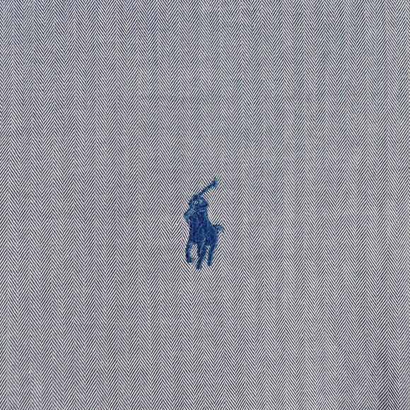 VTG Ralph Lauren Yarmouth Oxford Shirt Men 16.5 32 33 Blue Office Casual Two Ply - Picture 4 of 13